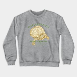 World Turtle Day - Box Turtle Crewneck Sweatshirt